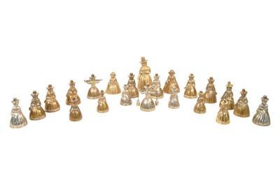 Lot 313 - LARGE COLLECTION OF 20TH CENTURY WELSH BRASS LADY BELLS