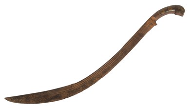 Lot 121 - 19TH CENTURY OTTOMAN EMPIRE STYLE CURVED DAGGER