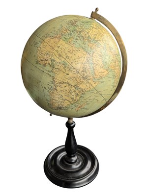 Lot 308 - REPRODUCTION 19TH CENTURY THOMAS GREAVES GEOGRAPHICAL AND POLITICAL GLOBE