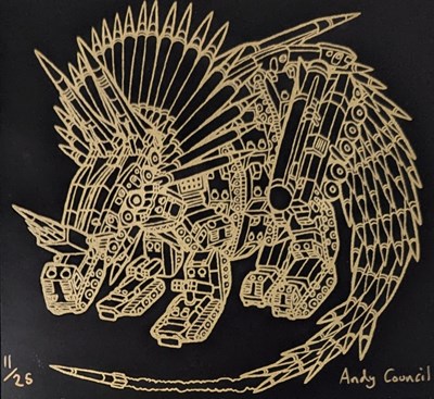 Lot 59 - ANDY COUNCIL - TRICERATOPS 2008