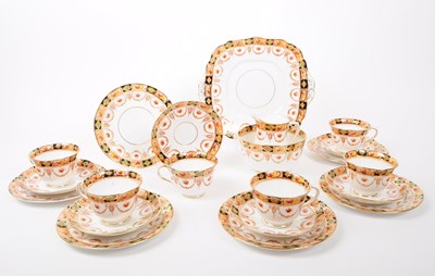 Lot 12 - ROYAL ALBERT - EARLY 20TH CENTURY IMARI PATTERN TEA SET