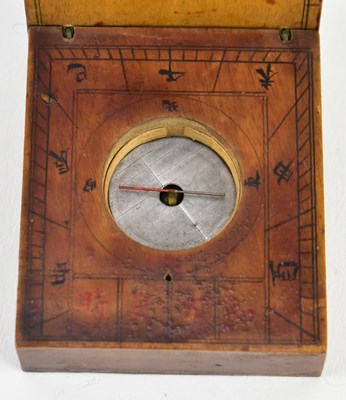 Lot 66 - QING DYNASTY GEOMANTIC COMPASS LUOPAN BY FANG XIUSHUI 清 方秀水 罗盘