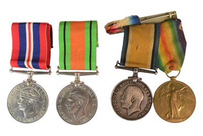 Lot 191 - FIRST & SECOND WORLD WAR MEDAL GROUP