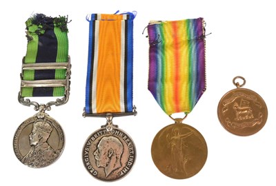 Lot 48 - WWI FIRST WORLD WAR MEDAL GROUP
