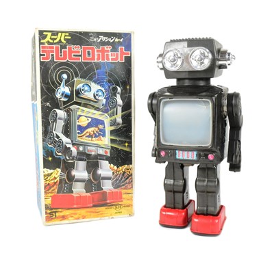 Lot 613 - TINPLATE TOYS - VINTAGE JAPANESE HORIKAWA SUPER TV ROBOT