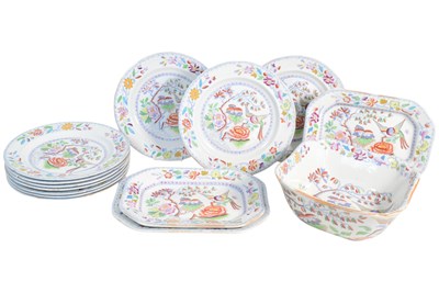 Lot 167 - MASONS - COLLECTION OF 19TH CENTURY FLYING BIRD PATTERN IRONSTONE