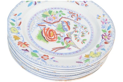Lot 167 - MASONS - COLLECTION OF 19TH CENTURY FLYING BIRD PATTERN IRONSTONE