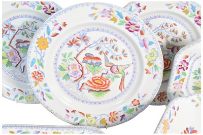 Lot 167 - MASONS - COLLECTION OF 19TH CENTURY FLYING BIRD PATTERN IRONSTONE