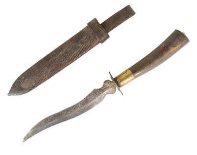 Lot 308 - 19TH CENTURY INDIAN FIGHTING KNIFE
