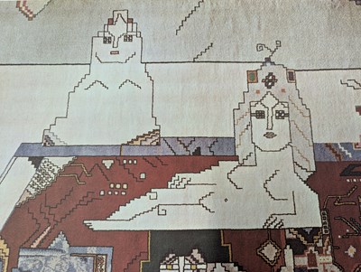 Lot 100 - SAUL STEINBERG - TAPESTRIES AT PACE/COLUMBUS - VINTAGE EXHIBITION POSTER PRINT