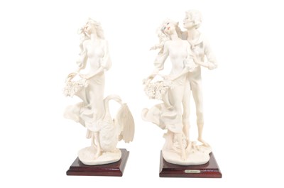 Lot 138 - TWO LATE 20TH CENTURY G. ARMANI BISQUE FIGURES
