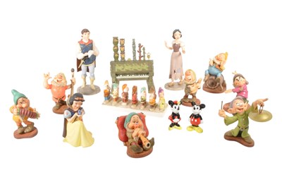Lot 92 - COLLECTION OF LATE 20TH / 21ST CENTURY PORCELAIN SNOW WHITE FIGURES