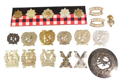 Lot 168 - COLLECTION OF SCOTTISH INFANTRY CAP BADGES