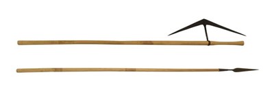Lot 187 - COLLECTION OF AFRICAN ZULU STYLE SPEARS & AXE