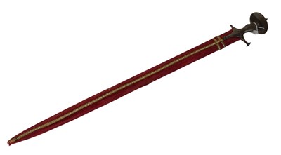 Lot 333 - CENTURY INDIAN KIRACH SWORD