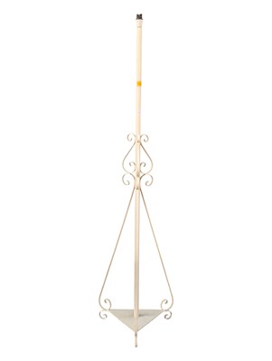 Lot 768a - EARLY 20TH CENTURY ARTS & CRAFTS WHITE PAINTED STANDARD LAMP