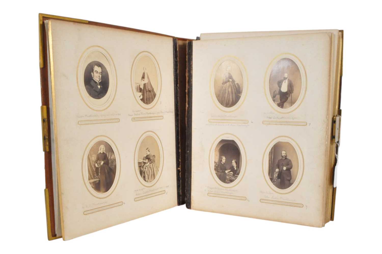 Lot 521 - 19TH CENTURY CARTE DE VISITE ALBUM