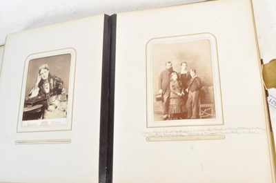 Lot 521 - 19TH CENTURY CARTE DE VISITE ALBUM