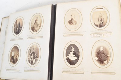 Lot 521 - 19TH CENTURY CARTE DE VISITE ALBUM