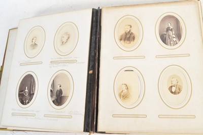 Lot 521 - 19TH CENTURY CARTE DE VISITE ALBUM