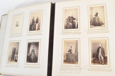 Lot 521 - 19TH CENTURY CARTE DE VISITE ALBUM