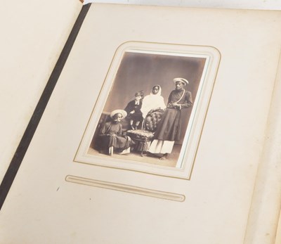 Lot 521 - 19TH CENTURY CARTE DE VISITE ALBUM