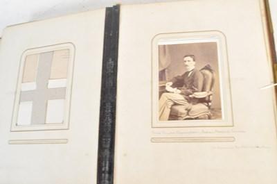 Lot 521 - 19TH CENTURY CARTE DE VISITE ALBUM