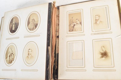 Lot 521 - 19TH CENTURY CARTE DE VISITE ALBUM