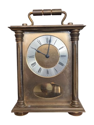 Lot 347 - RAPPORT - EARLY 20TH CENTURY FRENCH BRASS CARRIAGE CLOCK