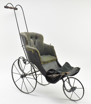 Lot 415 - LATE 19TH CENTURY VICTORIAN CHILDS TOY PERAMBULATOR PRAM