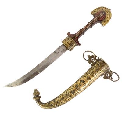 Lot 287 - EARLY 20TH CENTURY MOROCCAN KOUMMYA DAGGER