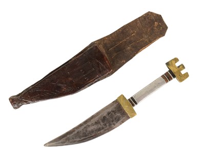 Lot 292 - EARLY 20TH CENTURY EAST AFRICAN BILLAO DAGGER