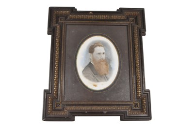 Lot 358 - 1850 FRAMED MIXED MEDIA PORTRAIT OF A VICTORIAN GENTLEMAN