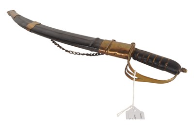Lot 363 - LATE 19TH CENTURY SABER SWORD WITH SHEATH / SCABBARD