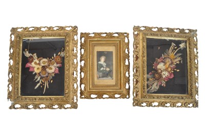 Lot 370 - THREE 20TH CENTURY ROCAILLE STYLE GILTWOOD FRAMES
