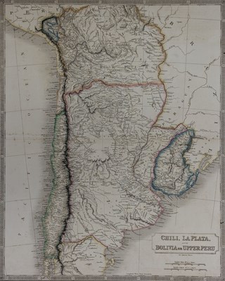 Lot 332 - CHILI, LA PLATA & BOLIVIA OR UPPER PERU - 19TH CENTURY MAP
