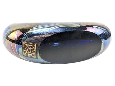 Lot 1 - MICHAEL HARRIS FOR ISLE OF WIGHT GLASS - LOLLIPOP VASE