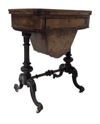 Lot 315 - 19TH CENTURY VICTORIAN WALNUT COMBINATION GAMES TABLE