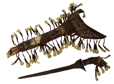 Lot 294 - INDONESIAN DAYAK KRIS DAGGER