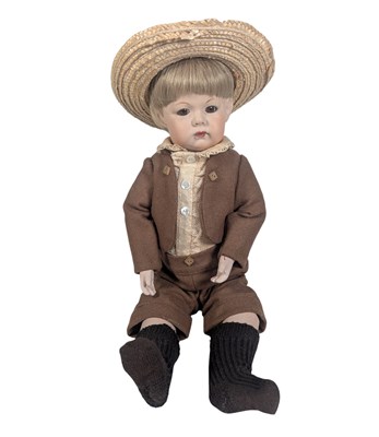 Lot 1 - DOLLS - GERMAN SIMON & HALBIG K&R BISQUE HEADED DOLL