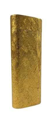 Lot 160 - 20TH CENTURY VINTAGE CARTIER GOLD PLATED CIGARETTE LIGHTER