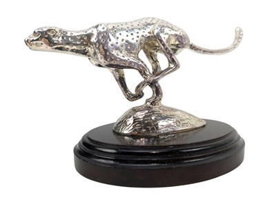 Lot 33 - 20TH CENTURY AFRISILVER STERLING SILVER STUDY OF A CHEETAH