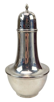 Lot 37 - GEORGE V HALLMARKED SILVER SUGAR SIFTER CASTOR