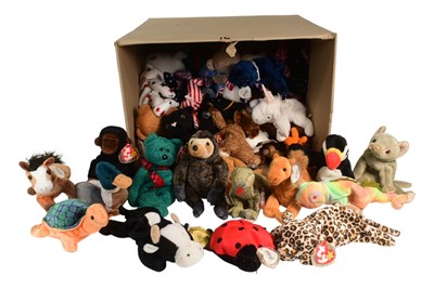 Lot 588 - BEANIE BABIES - COLLECTION OF X50 ORIGINAL TY BEANIE BABIES
