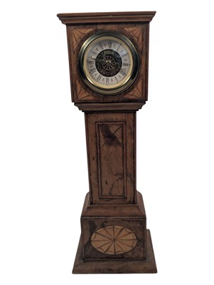 Lot 390 - EDWARDIAN INLAID MANTLE CLOCK