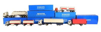 Lot 372 - DIECAST - SIKU VOLVO DIECAST HAULAGE LORRIES