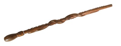Lot 297 - WWII SECOND WORLD WAR SWISS SOUVENIR WALKING STICK