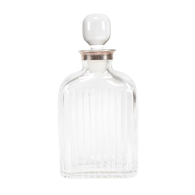 Lot 159 - PORTUGUESE TOPAZIO CASQUINHA CRYSTAL DECANTER