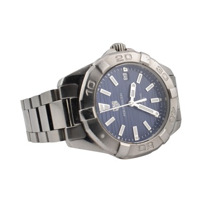Lot 169 - TAG HEUR AQUARACER STAINLESS STEEL WRISTWATCH
