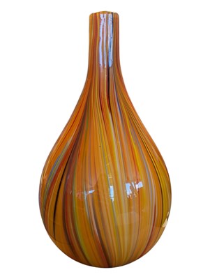 Lot 151 - MID 20TH CENTURY HAND BLOWN STUDIO GLASS VASE